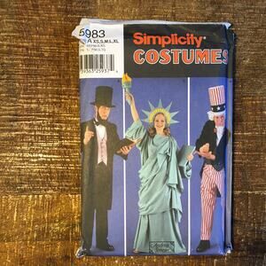 Simplicity Sewing Pattern 5983 Costume Patriotic USA America Liberty XS-XL UNCUT